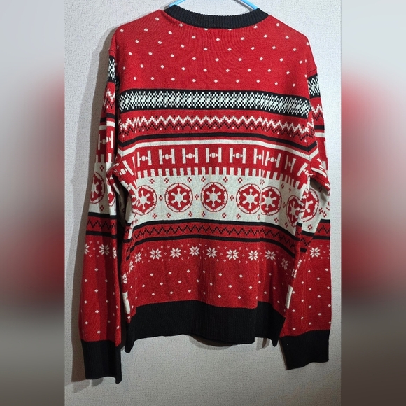 Star Wars Red and Black Crewneck Sweater - Picture 3 of 5